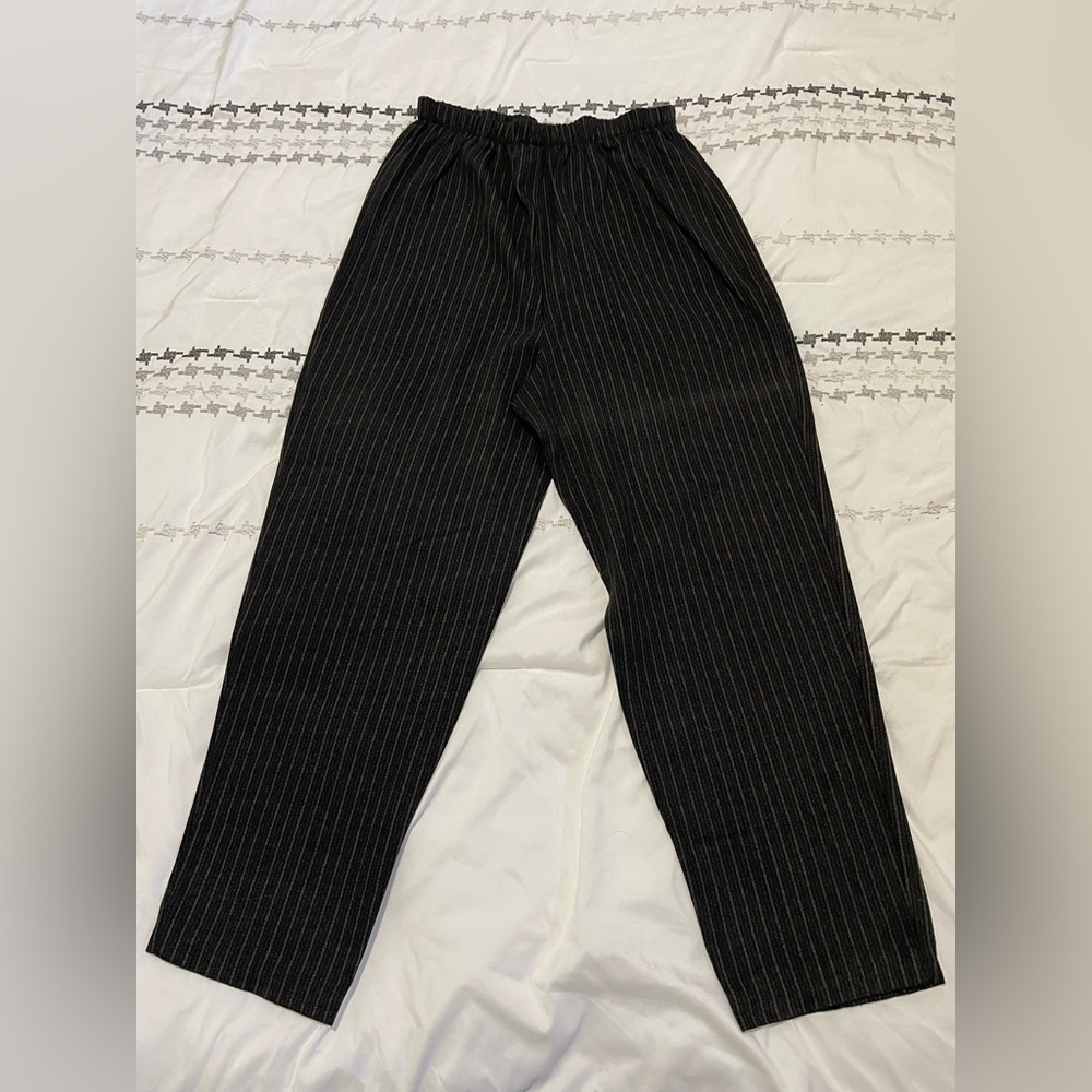 All That Jazz Pinstripe Elastic Vintage Pants